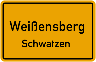 Straßenverzeichnis Weißensberg Schwatzen