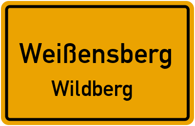 Straßenverzeichnis Weißensberg Wildberg
