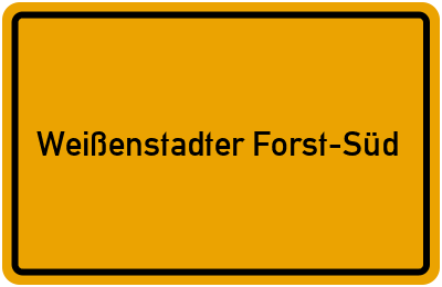 Weißenstadter Forst-Süd