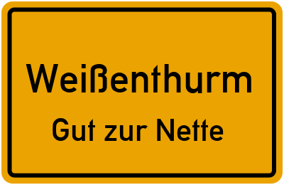 Straßenverzeichnis Weißenthurm Gut zur Nette