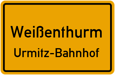 Straßenverzeichnis Weißenthurm Urmitz-Bahnhof