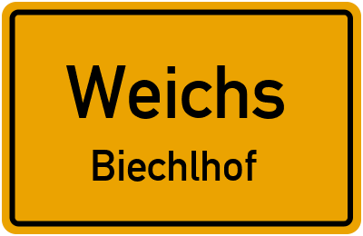 Straßenverzeichnis Weichs Biechlhof
