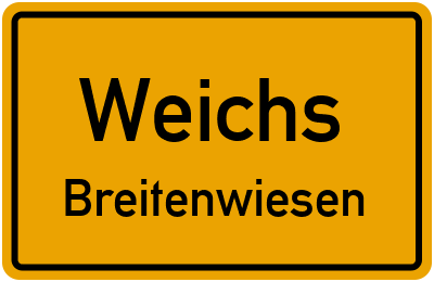 Straßenverzeichnis Weichs Breitenwiesen