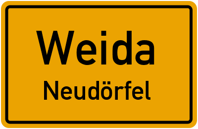 Straßenverzeichnis Weida Neudörfel