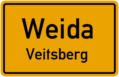 Straßenverzeichnis Weida Veitsberg