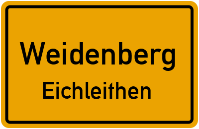 Straßenverzeichnis Weidenberg Eichleithen