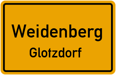 Straßenverzeichnis Weidenberg Glotzdorf