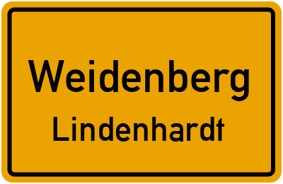 Straßenverzeichnis Weidenberg Lindenhardt