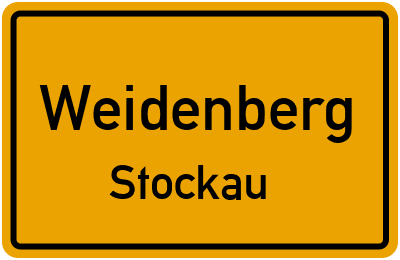 Straßenverzeichnis Weidenberg Stockau