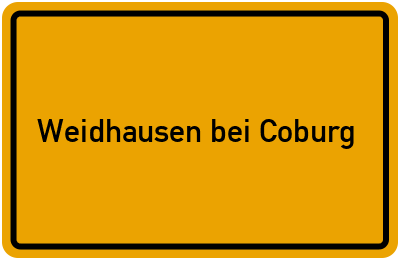 Weidhausen bei Coburg in Bayern