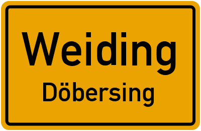 Straßenverzeichnis Weiding Döbersing