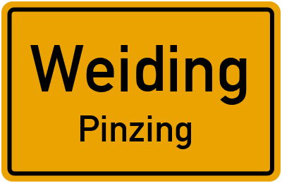 Straßenverzeichnis Weiding Pinzing