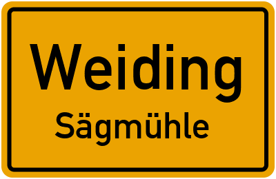 Straßenverzeichnis Weiding Sägmühle