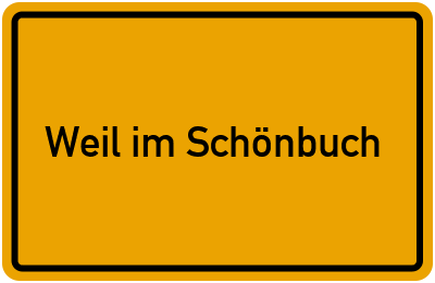 Weil im Schönbuch in Baden-Württemberg