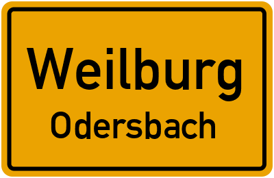 Straßenverzeichnis Weilburg Odersbach