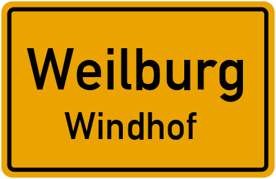Straßenverzeichnis Weilburg Windhof