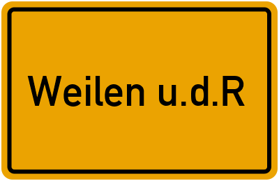 Branchenbuch Weilen u.d.R., Baden-Württemberg