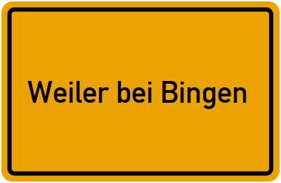 Branchenbuch Weiler bei Bingen, Rheinland-Pfalz