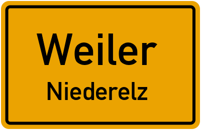 Straßenverzeichnis Weiler Niederelz
