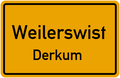 Straßenverzeichnis Weilerswist Derkum