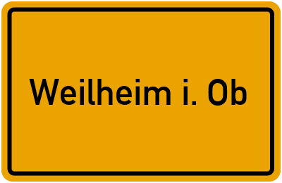 Branchenbuch Weilheim i. Ob., Bayern
