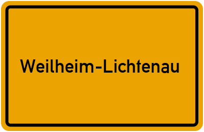 Branchenbuch Weilheim-Lichtenau, Bayern