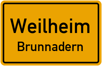 Straßenverzeichnis Weilheim Brunnadern