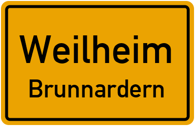 Straßenverzeichnis Weilheim Brunnardern
