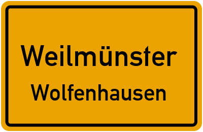 Straßenverzeichnis Weilmünster Wolfenhausen