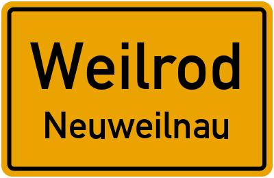 Straßenverzeichnis Weilrod Neuweilnau