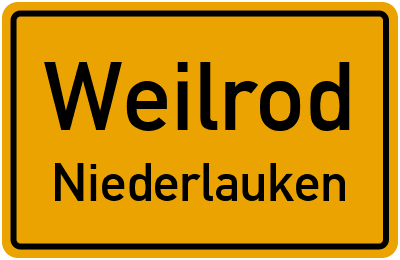 Straßenverzeichnis Weilrod Niederlauken