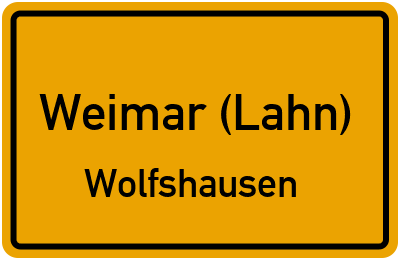 Straßenverzeichnis Weimar (Lahn) Wolfshausen