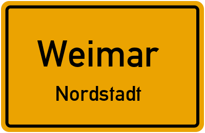 Straßenverzeichnis Weimar Nordstadt