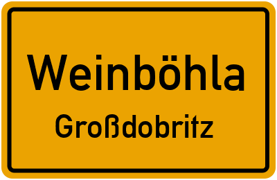 Straßenverzeichnis Weinböhla Großdobritz