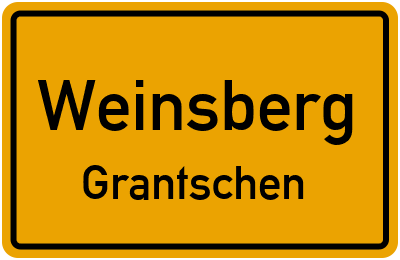 Ortsschild Weinsberg Grantschen