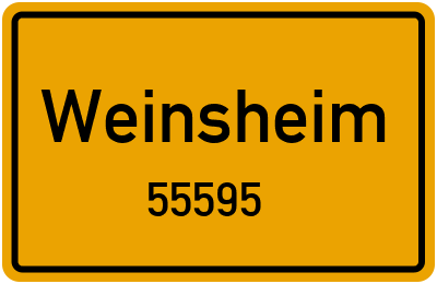 Straßenverzeichnis für 55595 Weinsheim