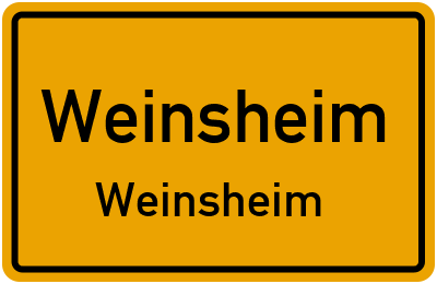 Straßenverzeichnis Weinsheim Weinsheim