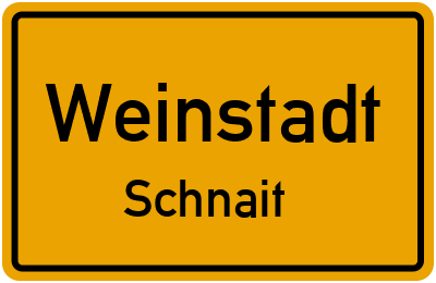 Straßenverzeichnis Weinstadt Schnait