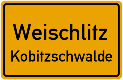 Straßenverzeichnis Weischlitz Kobitzschwalde