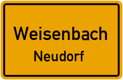 Straßenverzeichnis Weisenbach Neudorf