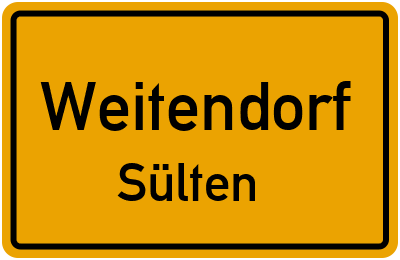 Straßenverzeichnis Weitendorf Sülten