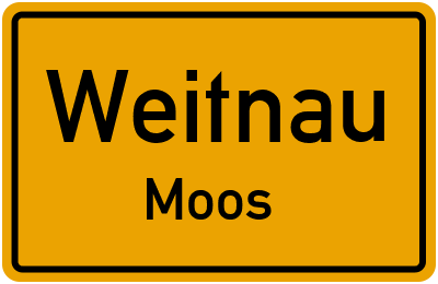 Straßenverzeichnis Weitnau Moos