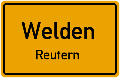 Straßenverzeichnis Welden Reutern
