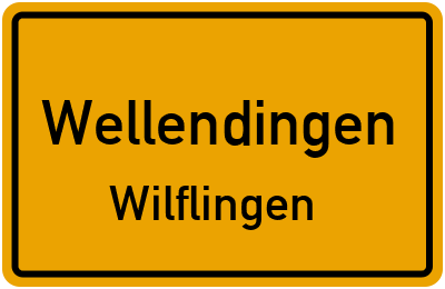 Straßenverzeichnis Wellendingen Wilflingen