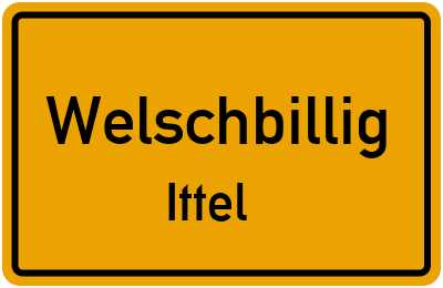 Straßenverzeichnis Welschbillig Ittel
