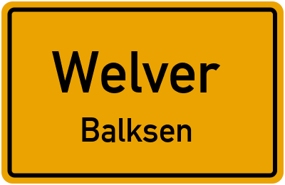 Straßenverzeichnis Welver Balksen