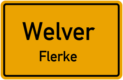 Straßenverzeichnis Welver Flerke