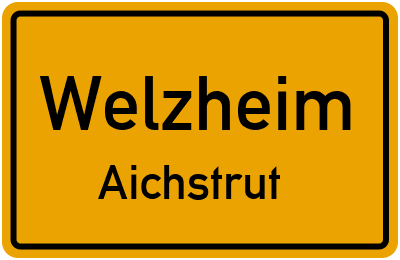 Straßenverzeichnis Welzheim Aichstrut