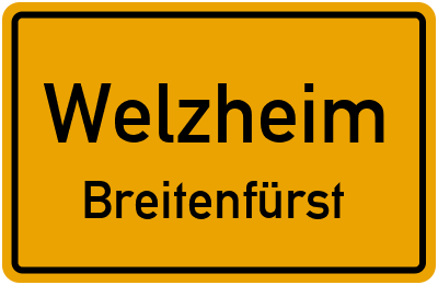 Straßenverzeichnis Welzheim Breitenfürst