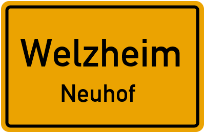 Straßenverzeichnis Welzheim Neuhof